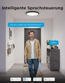 Govee Deckenlampe RGBIC 24W, Smart Led Deckenleuchte Ø30cm Kompatibel mit Matter, Alexa & Google Assistant, Deckenlampe Led Dimmbar mit 16 Millionen DIY Farben, für Schlafzimmer, Wohnzimmer, Schwarz - 4