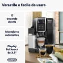 De'Longhi Dinamica Plus ECAM370.70.B Macchina Automatica per caffè in chicchi, LatteCrema System con Caraffa Montalatte Automatica, Schermo FullTouch, Funzione MY, Ampia gamma di ricette, Nero - 3
