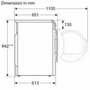 Bosch WQB246C0II Serie 8 Asciugatrice smart a pompa di calore, 9 kg, Classe energetica B, Condensatore autopulente, Riduce le pieghe e facilita la stiratura, Cestello per capi in lana, Bianco, 60 Cm - 17