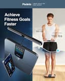 Scales for Body Weight and Fat,8-Electrode Smart Bathroom Scale,Rechargeable Wi-Fi 2.4GHz，Heart Rate & 50+ Body Composition,LED Display 180kg/400lb Capacity - 2