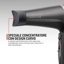 Remington Asciugacapelli 2200W - Asciuga, Piastra e Arriccia - 3 accessori per lo styling: ugello e diffusore, spazzola rotonda da 45 mm e clip, 3 livelli di riscaldamento e 2 di ventilazione, D5707 - 2