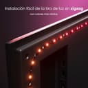Nanoleaf 4D V2 Tira LED Espejo de Pantalla para TV 65", Retroiluminación RGB Inteligente, Zigzag Flexible con Cámara, Música Sync, Wi-Fi/Bluetooth, Control App y Voz (Alexa/Google/Apple) - 4