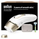 Braun IPL Silk-Expert Pro 5, at Home Hair Removal Alternative for Laser Hair Removal, Includes Pouch and Venus Razor, 2 Years of Smooth Skin, Gift for Women, White/Gold, PL5052 - 1