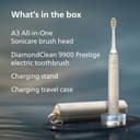 Philips Sonicare 9900 Prestige Spazzolino Elettrico Ricaricabile con SenseIQ, Champagne - 9