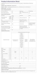 Fridgemaster MQ79394EB Freestanding American 4 Door Fridge Freezer 427L, Total No Frost, Inverter compressor, Black, 64.3D x 79.4W x 181.6H cm, E Rated - 19