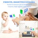 Berrcom Termometro Febbre Infrarossi Termometro Neonato Senza Contatto Termometro Digitale per la Fronte con Lettura Istantanea, Allarme Febbre - 4