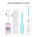 FOREO issa 4 Spazzolino elettrico sonico 4-in-1 ricaricabile con testina extra per 12 mesi, setole morbide, testine sostituibili, pulizia denti, sbiancante denti, pulizia ultra-igienica - 6