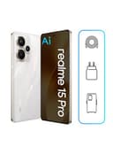 realme 15 Pro 5G Smartphone (12GB RAM, 256GB Storage) | 6.8" 144Hz OLED Display | Snapdragon 7 Gen 4 | 50MP OIS Camera | 7000mAh | 80W Fast Charging | Android 15 | 12m Warranty (Flowing Silver) - 1