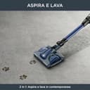 Rowenta X-Force 12.60 Aqua, Aspirapolvere senza fili, Aspira e Lava in una sola Passata, 45 min di Autonomia, Tecnologia Flex, Display di Controllo Digitale, Ultraleggero, Blu, RH98C8 - 4