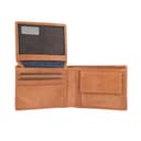 LANCETTI Portafoglio Uomo in Vera Pelle, Slim Piccolo Con Portamonete e Scatola - 3