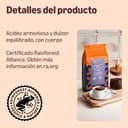 By Amazon Café Colombiano en Grano, 100% Arábica, Tueste Medio, 1Kg (2 paquetes de 500g), Certificado Rainforest Alliance - 3
