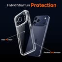 ivoler Anti-Amarillo Clara Funda para iPhone 17 Pro MAX con 2 Piezas Cristal Templado, [Protección Militar] Carcasa Protectora Antigolpes Transparente Anti-Choques Bumper Case - 5