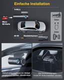 GKU 4K Dashcam Auto Vorne Hinten, 5GHz WiFi GPS, Dual Dash Cam, 1.5” IPS Mini Auto Kamera mit 64GB SD Karte, Parküberwachung, Super Nachtsicht, WDR, 170° Weitwinkel, G-Sensor, APP Steuerung, Max 256GB - 7