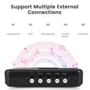 Maxmass 88 Keys Folding Digital Piano, Portable Electronic Keyboard with Bluetooth MIDI Function, Dual Speakers, Carry Bag, Sustain Pedal, Full Size Semi-Weighted Piano for Beginners Adults (Black) - 6