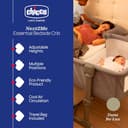 Chicco Next2Me Essential Infant Cosleeping Crib, Sustainable, Compatible with Different Beds, Adjustable Height, Tiltable, Good Air Circulation, Mattress and Bag Included, 0-6 m - 2