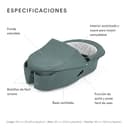 Capazo Stokke Xplory X, Verde Azulado - Forro interior suave, colchón transpirable y dos bolsillos de fácil acceso - 2