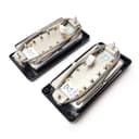 ProBucker Alnico - Juego de 2 pastillas Humbucker para pastillas Gibson Les Paul, pastillas de cuello y puente con terminales de conexión rápida de 2 conductores, arnés de cableado 2V2T, actualización - 6