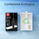 Oclean spazzolino elettrico sonico Flow Gift Set, Ricarica ogni 180 giorni, 5 Modalità, Impermeabile IPX7, Timer da 2 minuti, 6 Testine DuPont™, Custodia da viaggio, Nero - 7