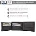 Kronify Men's Leather Wallet, Genuine Leather Wallet, RFID Protection, Landscape Format, with Coin Compartment, 13 Card Slots, Elegant Box, Nappa Black, Classic - 2