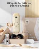 Haarlosy IPL Epilatore Luce Pulsata Indolore, 22J Epilatore Laser con Tecnologia Innovativa IGBT, Adatto per Uomini e Donne Corpo, Viso, Ascelle, Gambe (Bianco Avorio) - 6