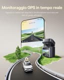 Baseus VD1 Pro Dash Cam Auto Fronte Retro 4K+1080P, Dashcam Solare con Modalità Park Standby a Batteria da 14 Giorni, Telecamera Auto Atti Vandalici con STARVIS, Wi-Fi 5GHz, GPS, 32 GB Scheda - 6