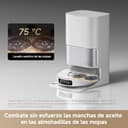 DREAME L40 Ultra Ae Robot Aspirador con 19,000 Pa de Succión, Cepillos y Mopa de Alcance Flexible, Elimina La Suciedad Húmeda y Seca, La Estación Todo En Uno Vacía el Polvo, Blanco - 6