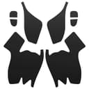 PlayVital Juego Premium de Grips Antideslizantes para PS Portal - Pegatinas para Empuñaduras con Calcomanías de Gatillos y Botones, Agarre Mejorado, Skin Diseño Hexagonal Diamante - Negro - 2