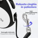 Zenova Pets Guinzaglio Avvolgibile 8 m – Guinzaglio Retrattile con Portasacchetti – Lunga Guinzaglio per Cani Piccoli Medi e Grandi – Nastro a 360° Manico Antiscivolo e Pulsante Freno Rapido - 6