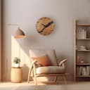 Beflourish Wanduhr Ohne Tickgeräus Holz Modern Wanduhren für Büro, Wohnzimmer, Küche, Schule Kinderzimmer (40cm) - 5