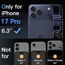 JETech Schutzfolie für iPhone 17 Pro 6,3 Zoll, Gehärtete Glas Displayschutz mit Einfachem Installationswerkzeug, 9H Härte, Hat Keinen Einfluss auf die Hülle, 3 Stück - 2