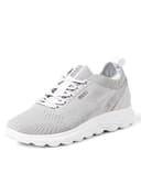 Geox D Spherica A, Zapatillas Mujer, Gris Lt Grey, 38 EU - 1