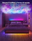 Govee Striscia LED 20M, RGBIC LED Strisce con Controllo a Segmenti, Sincronizzazione Musicale, 64 Modalità Scena, Controllabile tramite App, Cambio Colore, per Casa, 2 Rotoli di Strisce da 10m - 6