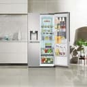 LG GSXE90MBAD - Frigorífico Side by Side, Serie 900, Instaview Door-In-Door, Clasificación D, 628 L, Acero texturizado antihuellas, - 21