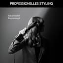 Rowenta x Karl Lagerfeld CF961L K/Pro Stylist rotierende Warmluftbürste, Glanz-Booster, vielseitige Looks, zwei Bürsten, alle Haartypen, trocknen und stylen gleichzeitig, Schwarz/Rot - 3