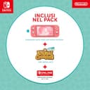 Nintendo Console Switch Lite Animal Crossing: New Horizons Isabelle Aloha edition (corallo) con gioco preinstallato e abbonamento 12 mesi Switch Online - 2