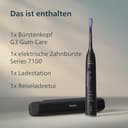 Philips Sonicare 7100 elektrische Zahnbürste, Schallzahnbürste mit App, 4 Putzmodi und 3 Intensitätsstufen, Andruckkontrolle, EasyStart, SmarTimer, Schwarz, Modell HX7421/08 [Neue Technologie] - 11