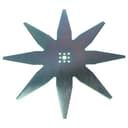 vhbw Ersatz-Messer kompatibel mit Zuccetti Ambrogio L85 Elite, L400, L250, L210, L200 Rasenmäher - Ersatzklinge Silber, Edelstahl (rostfrei) - 4