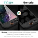 ivoler 3 Piezas Protector Pantalla para Nintendo Switch 2 Model 2025, Cristal Vidrio Templado Premium - 7