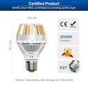 SANSI Lampadina LED E27 Dimmerabile, 17W (Equivalente a 150W) Lampadine 3000K Bianco Caldo, 2500LM Elevata Luminosità, Angolo del Fascio 270° per Cucina, Ufficio, Officina Garage - 8