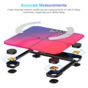 Healthkeep Scales for Body Weight with App 13 Body Composition Metrics, Digital Bathroom Scales with Bluetooth Weighing Scale, App Compatible with iOS Android 11 * 11 Iches (Multicolored) - 3