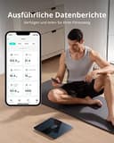 eufy Personenwaage, Smart Scale P2 Pro, Digitale Körperfettwaage WLAN/Bluetooth, 16 Messwerte inkl. Gewicht, Herzfrequenz, Körperfett, BMI, Muskel-/Knochenmasse (Schwarz) - 5
