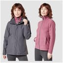 Berghaus Women's Maitland Gemini GORE-TEX® 3-in-1 Jacket with Removable Fleece Midlayer & Adjustable Hood, Waterproof (UK, Numeric, 14, Regular, Regular, Grey) - 2