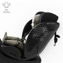 Kinderkraft I-GROW 2 PRO Seggiolino auto 0-36 kg, I-SIZE 40-150 cm, Seggiolino 360 girevole, con Isofix Base, Reclinabile Posizione sdraiata, Poggiatesta regolabile, Gruppo 0 1 2 3, Nero - 8