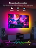 Govee LED TV Backlight, 2,4M RGBIC Smart Strip para Televisores de 40-50 Pulgadas, Tira LED con Control Bluetooth y Wi-Fi, Funciona con Alexa y Google Assistant, Sincronización de Música - 7
