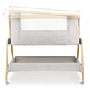 Moby-System Dreemy 3in1 Beistellbett Baby & Reisebett mit Matratze - 7-stufig höhenverstellbar, abnehmbare Seitenwand, 4 Transporträder, für Kinder bis 9 kg - 7