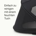 Bugaboo Dragonfly Sonnendach mit Lüftungsfenstern, ausziehbar für zusätzlichen und optimalen Sonnenschutz, wasserabweisend, Midnight Black - 5