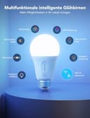 Govee Smart Glühbirne E27, 1000LM RGBWW Lamp App dimmbar, Wi-Fi & Bluetooth Smart Bulbs 9W, 54 Szenen, 16 Millionen DIY-Farben, Kompatibel mit SmartThings, Matter, Alexa und Google Assistant, 1 Stück - 7