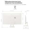 LG 27U731SA-W - Smart Monitor 27", Panel IPS, UHD (3840 x 2160), 60Hz, 5ms (GtG), WebOS 24, DCI-P3 90%, Ajuste en Inclinación (Eje Horizontal), Blanco - 13