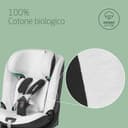 Maxi-Cosi Rivestimento Seggiolino Auto in cotone organico per Emerald 360 S, Copri seggiolino per bambini, Morbido, Materiale traspirante che assorbe l'umidità, Lavabile in lavatrice, Natural White - 5