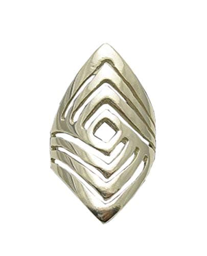 Elegante lungo anello in argento 925 R000909 Empress